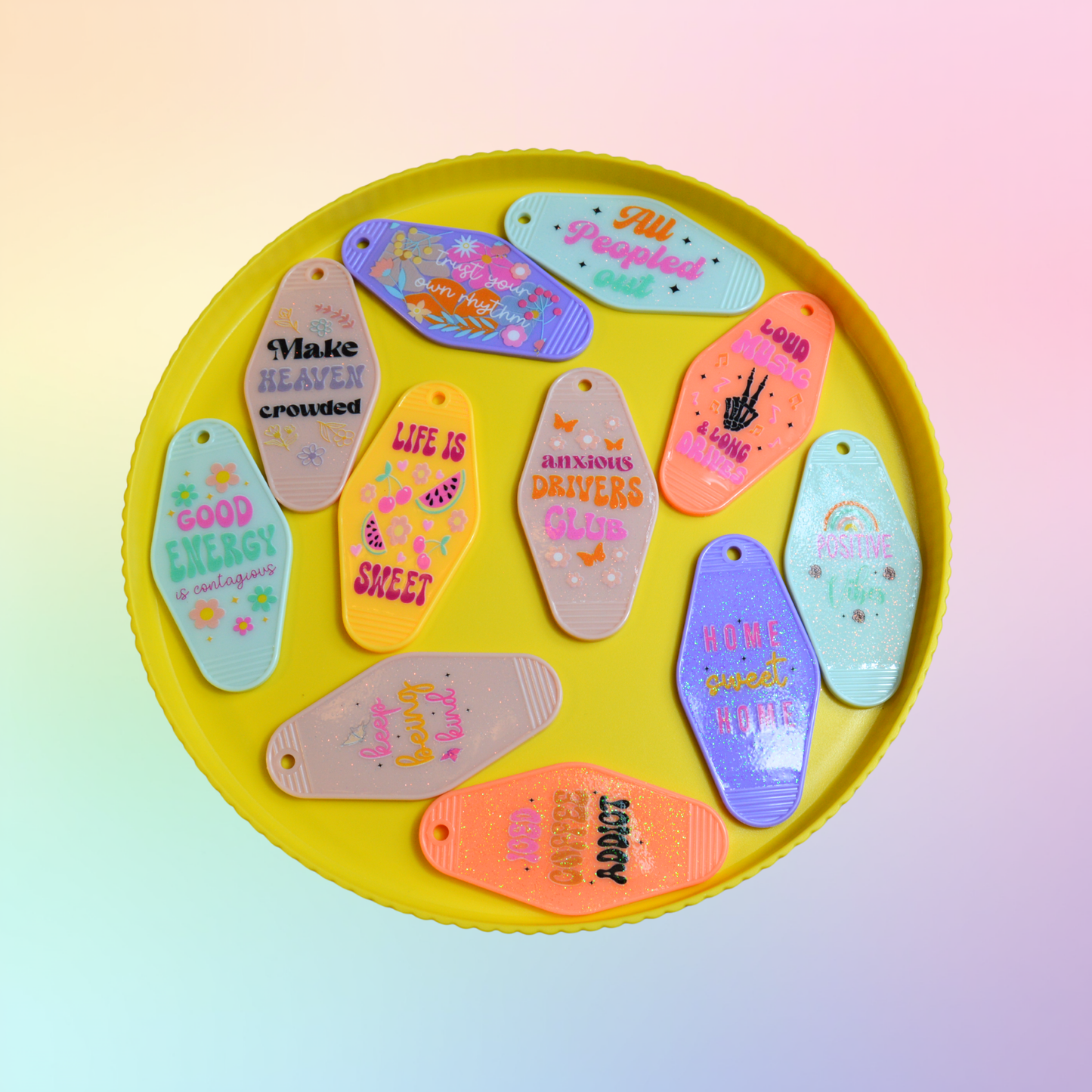 Motel Keychain Tag - add on for Keychain